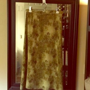 Sag Harbor Skirt-Oriental looking print